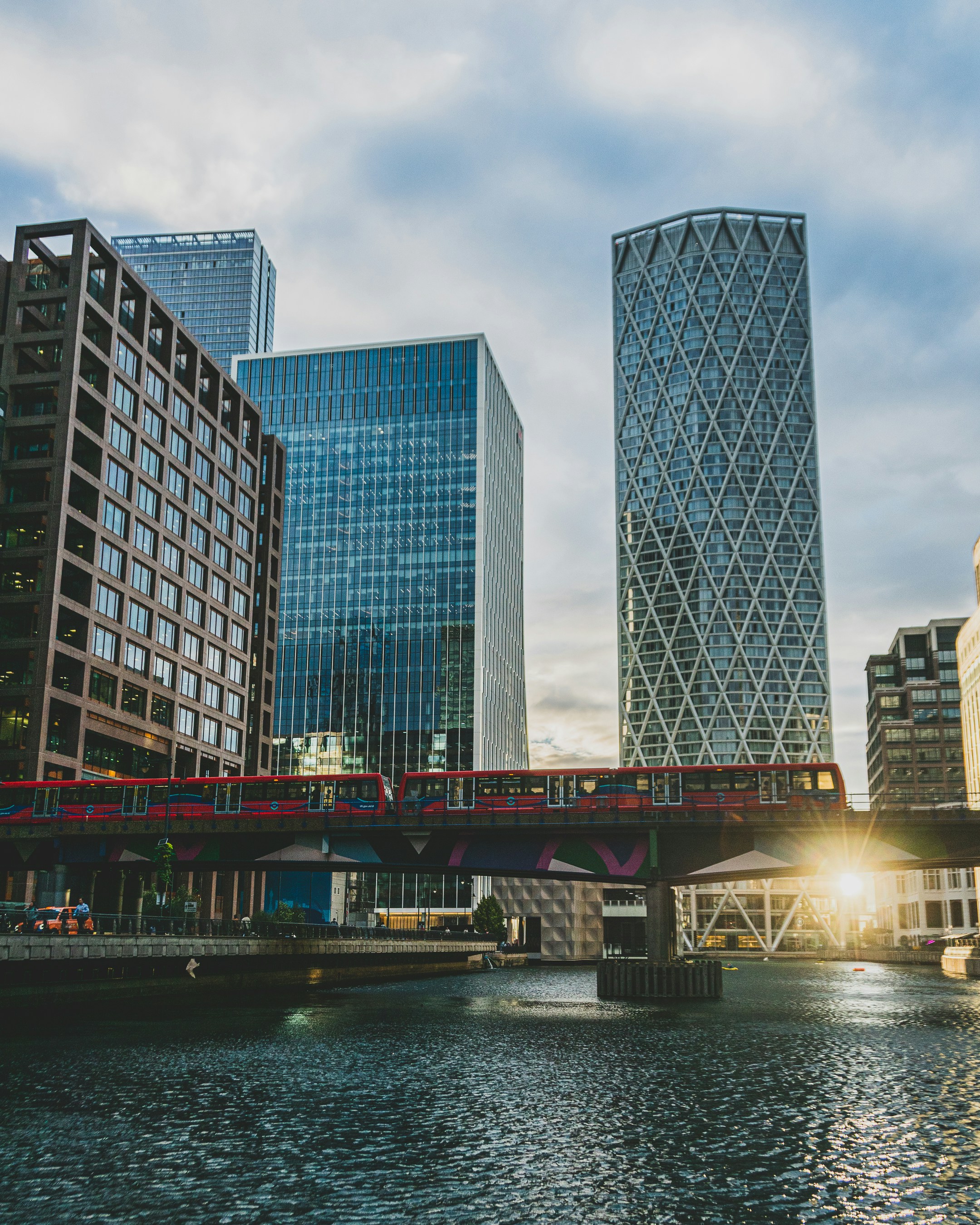 London financial district architecture